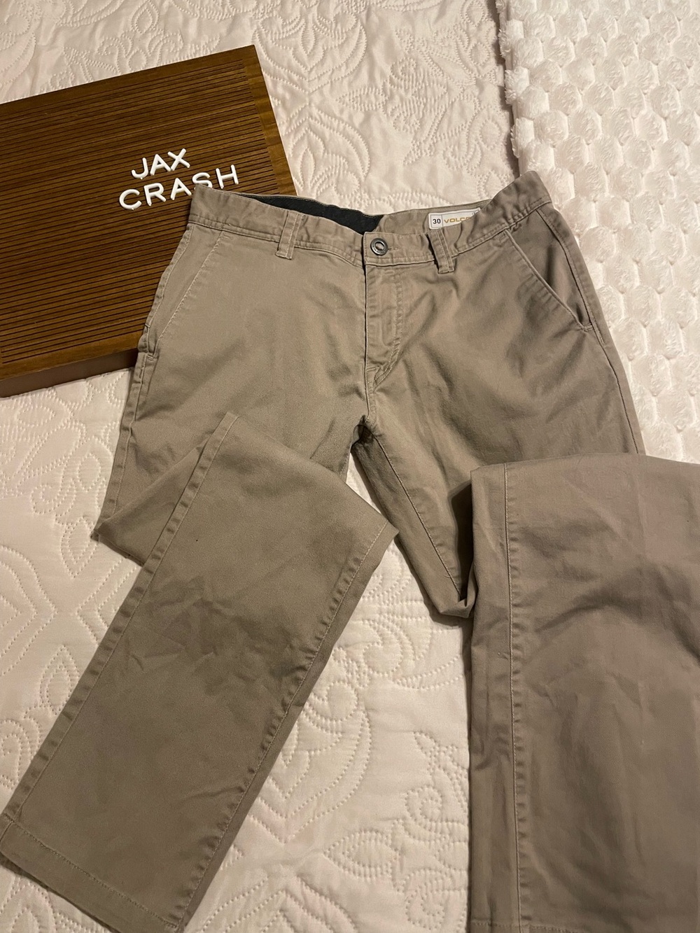 Volcom Men's Taupe Chino Pants